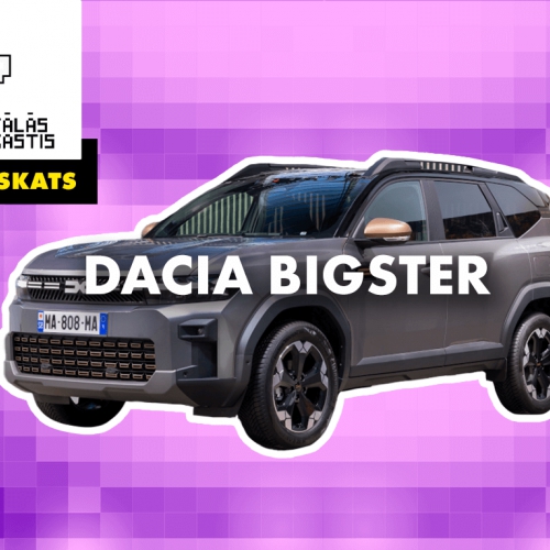 Automašīnas "Dacia Bigster" apskats