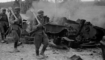 25. jūnijs. Tali-Ihantalas kauja Somijā 1944. gadā