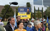 Ukraina, Aļaska, Ankoridža, protesti