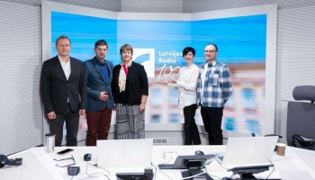 Latvijas Radio 100. Daudz laimes vēl Toms Bricis, Inita Kresa-Katkovska un Jānis Siksnis