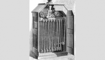 31. augusts. Tomass Alva Edisons patentē kinetoskopu - filmu rādīšanas ierīču ciltstēvu