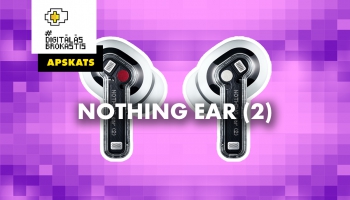 "Nothing Ear (2)" caurspīdīgo austiņu apskats