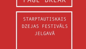 Jelgavā notiks pirmais Starptautiskais dzejas festivāls "Page Break"