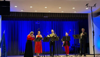 "Ensemble Ventus" koncertā "Misjuna "Sajūtu vēji" un franču mūzikas vakars"