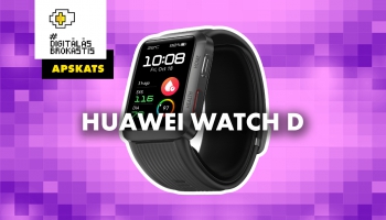 Asinsspiediena viedpulksteņa "Huawei Watch D" apskats
