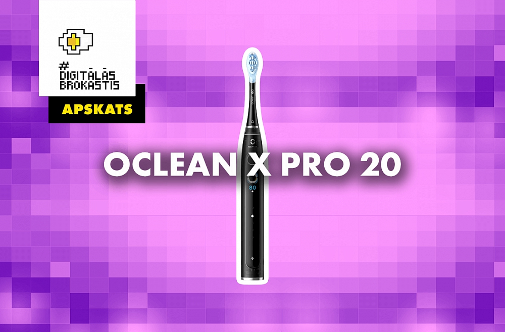 Zobubirstes "Oclean X Pro 20" apskats