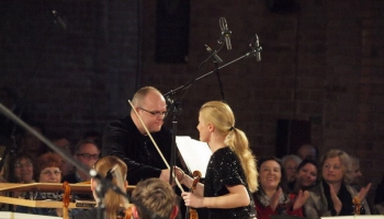"Sinfonietta Rīga", Eva Bindere,  Raimonds Tiguls un Māris Sirmais Sv. Pētera baznīcā