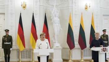 Merkele: ES jārūpējas ne tikai par savām ārējām robežām, bet arī Baltijas valstīs