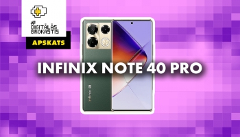 Viedtālruņa "Infinix Note 40 Pro" apskats