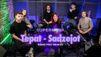 Grupa "Tepat" sola "Sadzejot" Supernovā