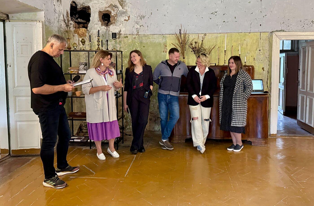 kldz reemigracija-latgale Ruta Priede (no kreisās), Maija Krasnā, Oļegs Orlovs, Agnese Krumpāne un Karīna Selicka, Elvis Jansons