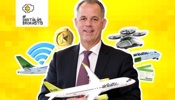 Kad lidmašīnās būs internets? Intervija ar "airBaltic" vadītāju Martinu Gausu