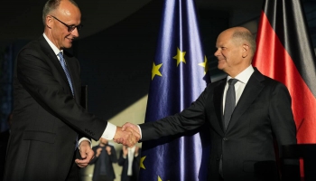 "Zeitenwende" jeb laika grieži Vācijas politikā. Olafa Šolca un Fridriha Merca skatījums