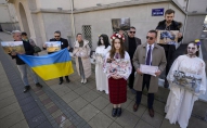 Aprit gads, kopš no krievu iebrucējiem atbrīvotas Ukrainas pilsētas Buča un Irpiņa