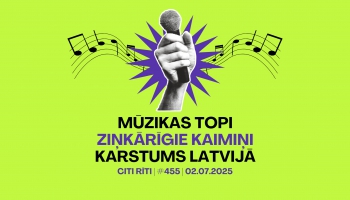 #455 | Mūzikas topi, Ziņkārīgie kaimiņi, Karstums Latvijā