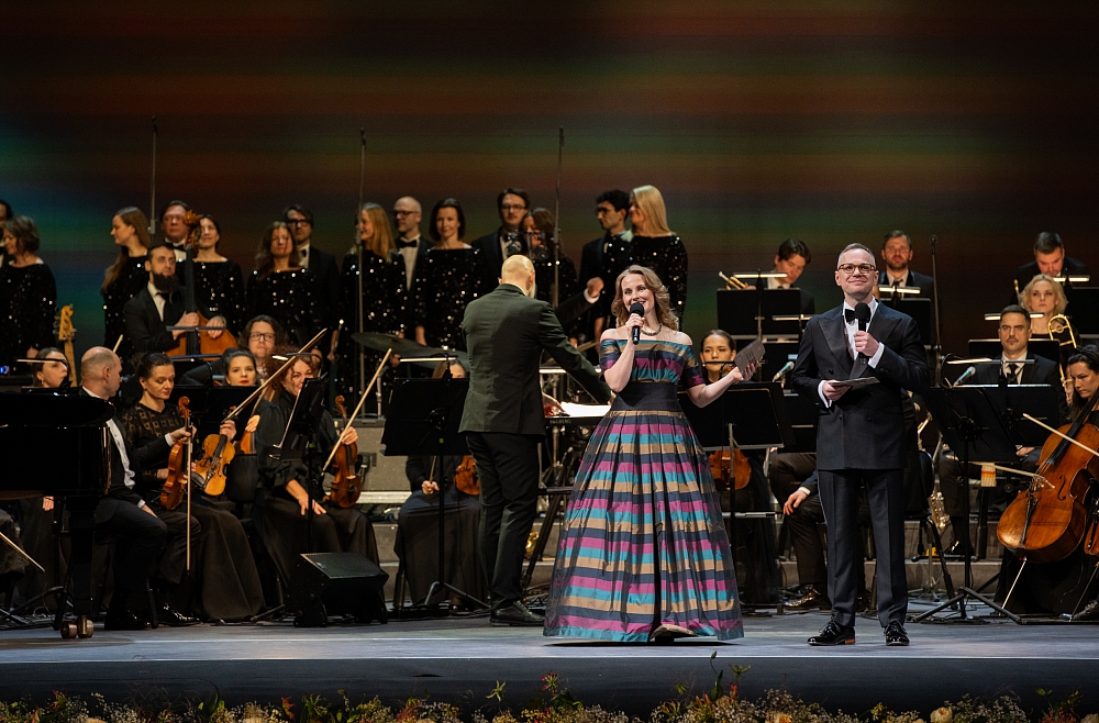 LR3 jubileja Signe Lagzdiņa Edgars Raginskis