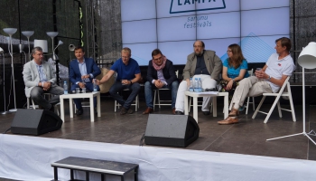 Sarunas festivālā "Lampa". Latvijas politisko partiju stiprums un vājums