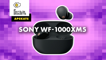 Austiņu "Sony WF-1000XM5" apskats