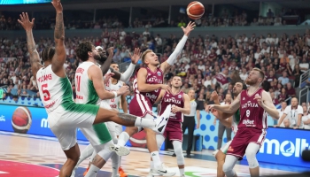 Latvijas izlase pieveic Portugāli ar 78:62! Par mača labāko spēlētāju atzīst Porziņģi