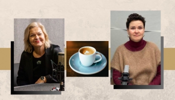 Rīta kafija kopā ar teātra kritiķi un kultūras žurnālisti Henrietu Verhoustinsku 