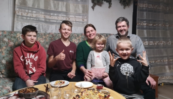 Jefremovu ģimenes ikdiena: savstarpēja palīdzība un atbalsts