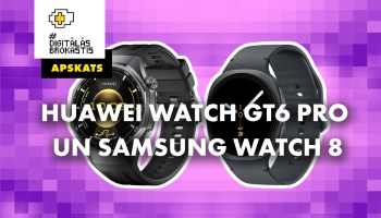 Viedpulksteņu "Huawei Watch GT6 PRO" un "Samsung Watch 8" apskats
