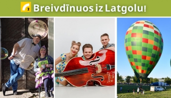 Brangie Daugavpils svētki, burbuļi Varakļānos un Vasarsvētku zaļumballe Lūznavā
