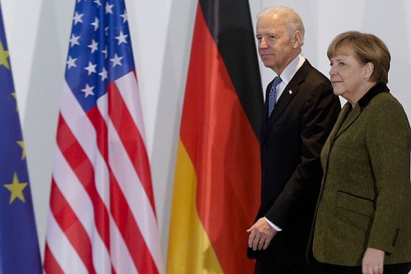 Joe Biden and Angela Merkel meet at the White House.  Evaluated by experts / LR1 / / Latvijas Radio