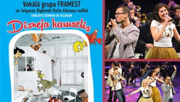 Grupas "Framest" unisons un koncertšovs "Disneja karuselis"