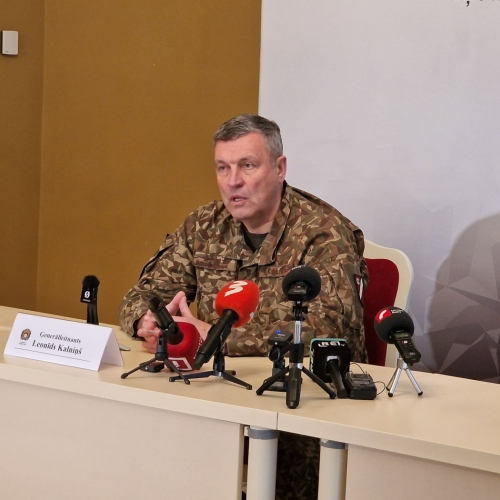 NBS vadība Daugavpilī runā par bruņoto spēku iesaisti Latvijas aizsardzības stiprināšanā