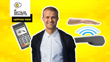 Bezkontakta maksājumi ar plaukstu - "Handwave" Oskars Lakšēvics